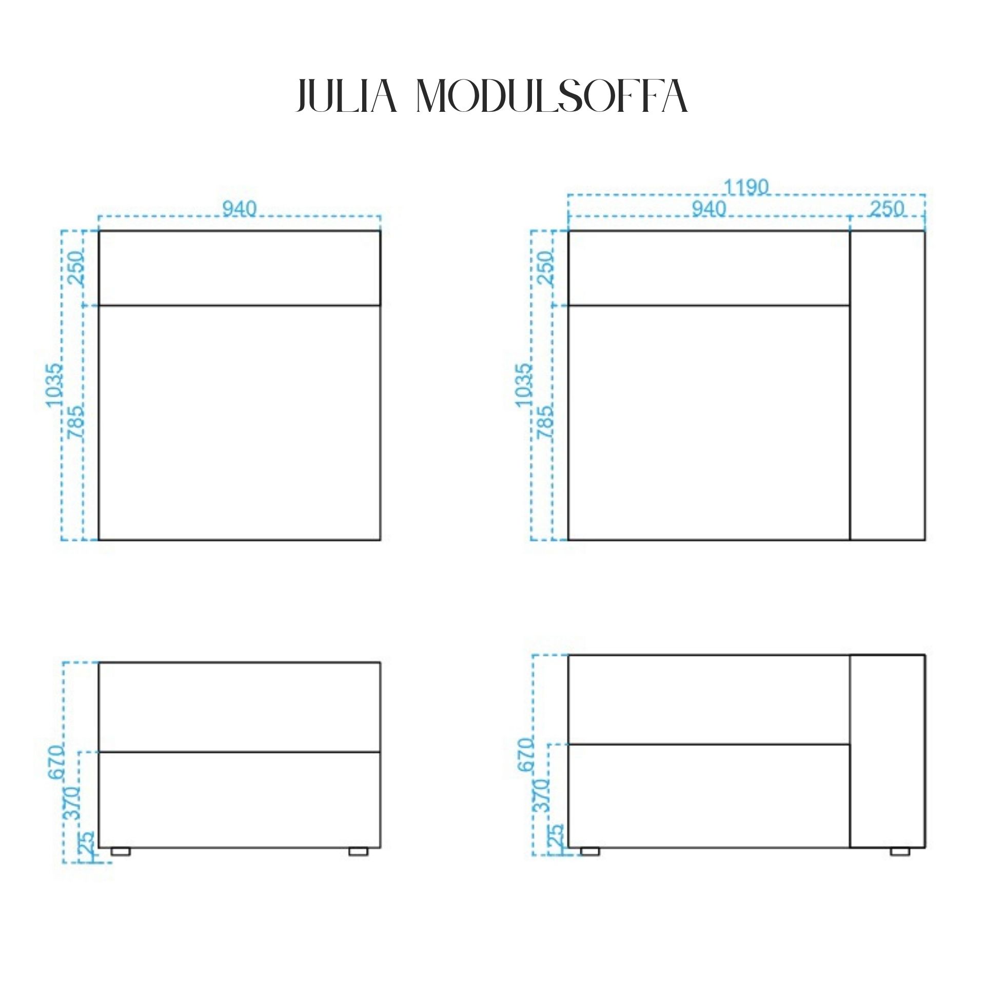 Julia modulsoffa - Bild 10